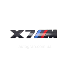 Емблема кузова BMW X7M competition чорна