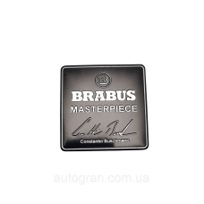 Емблема на кузов або для декору салону Brabus чорна