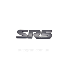 Емблема кузова SR5 чорна для Toyota 4runner Sequoia Tundra
