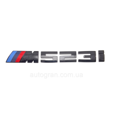 Емблема напис багажника BMW M523i чорний глянець