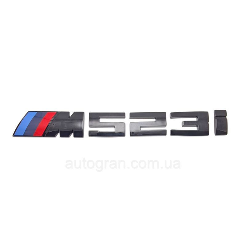 Емблема напис багажника BMW M523i чорний глянець