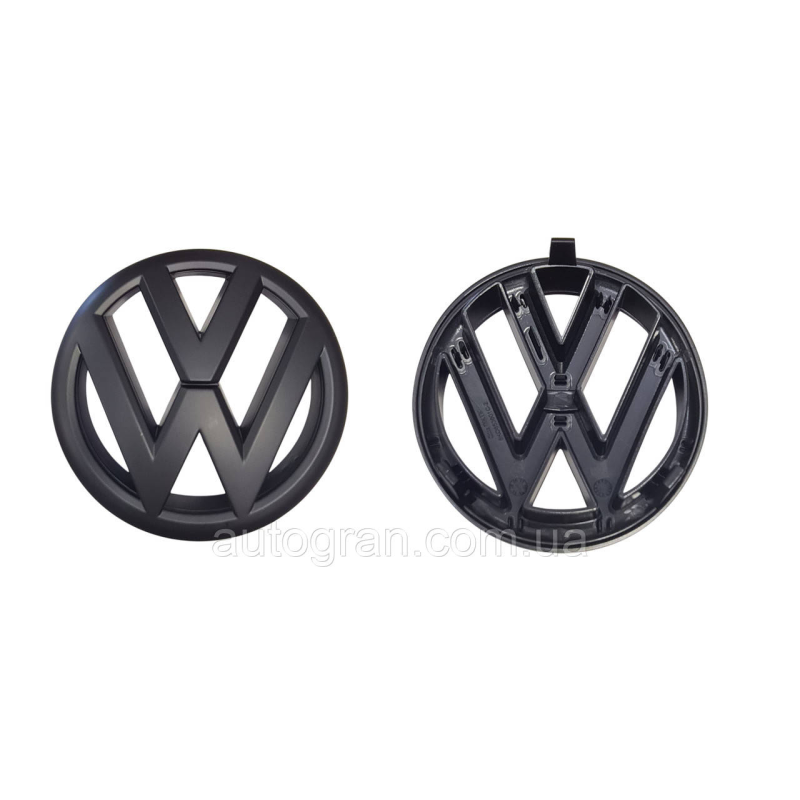 Емблема решітки радіатора VW Volkswagen Golf 6 5K0853601FULM 5k0853601c чорна матова