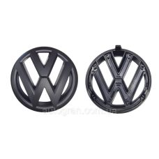 Емблема решітки радіатора VW Volkswagen Jetta 2011-2015 5C6853601ULM чорна матова