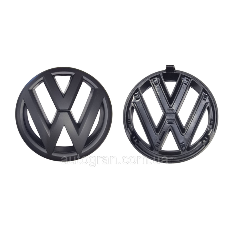 Емблема решітки радіатора VW Volkswagen Jetta 2011-2015 5C6853601ULM чорна матова