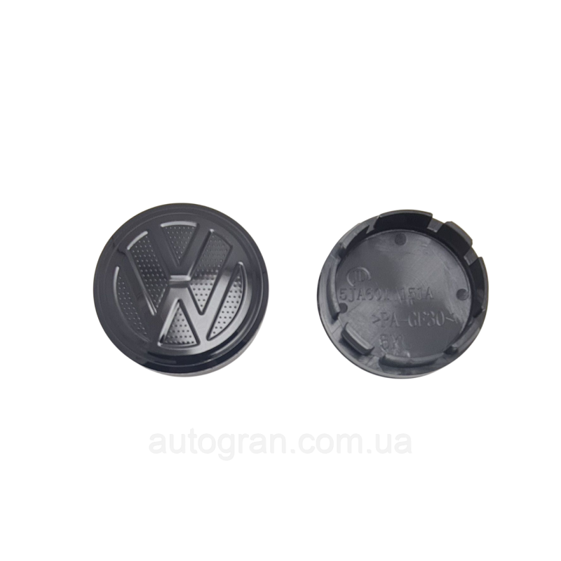 Заглушки ковпачки легкосплавних дисків VW Volkswagen 56мм 1j0601171 чорні Заглушки ковпачки легкосплавних дисків VW Volkswagen 56мм 1j0601171 чорні