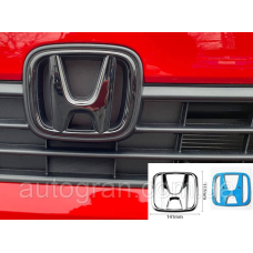 Емблема решітки радіатора Honda CRV Civic Accord FRV Legend Elysion 141мм*117мм чорна