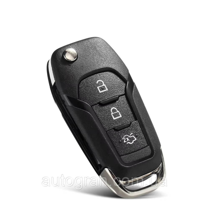 Корпус викидного ключа Ford Focus Mondeo Fiesta F-150 Ranger 3 кнопки