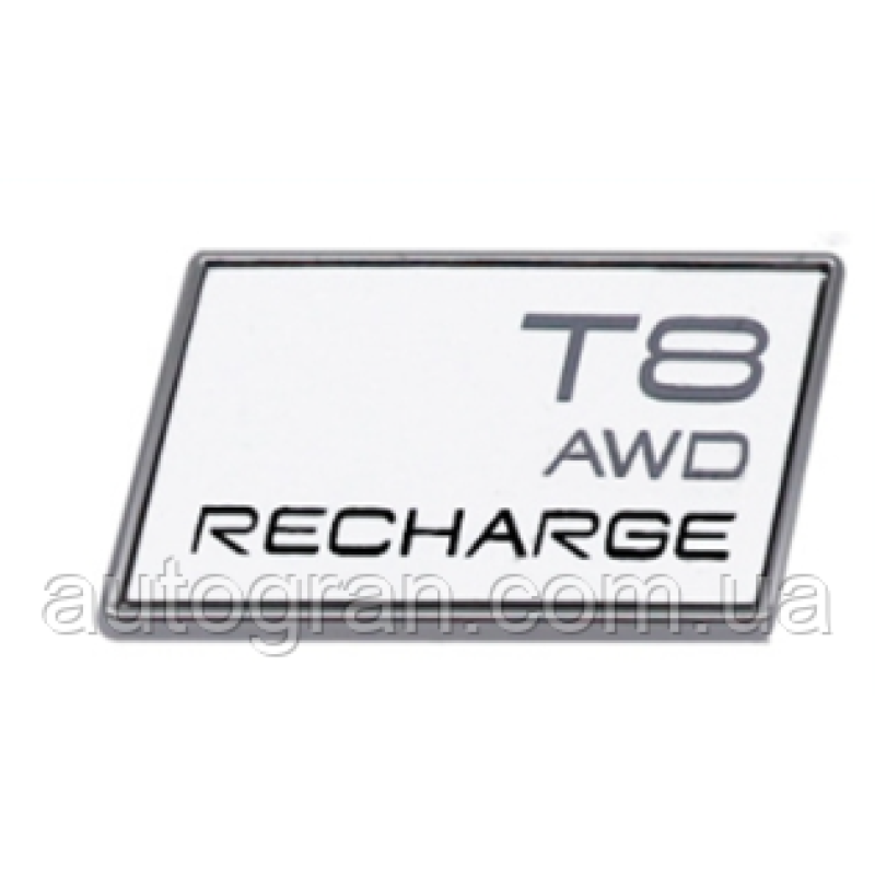 Емблема кузова Volvo T8 awd recharge Емблема кузова Volvo T8 awd recharge