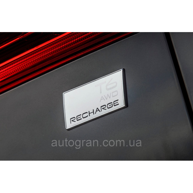 Емблема кузова Volvo T6 awd recharge