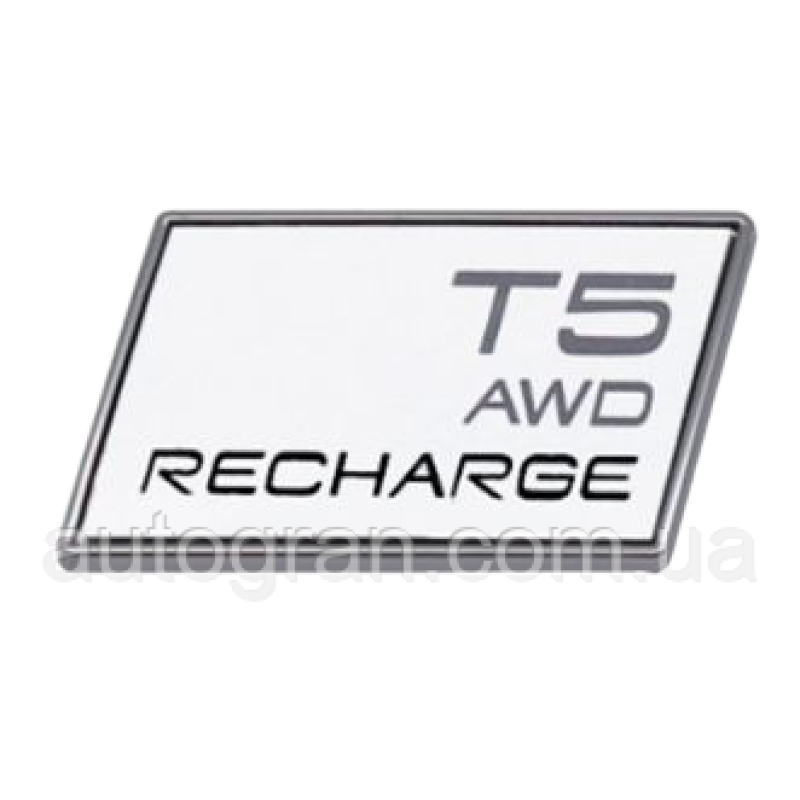 Емблема кузова Volvo T5 awd recharge Емблема кузова Volvo T5 awd recharge