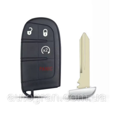 Корпус смарт ключа Chrysler Jeep Dodge Fiat 3+1 кнопки