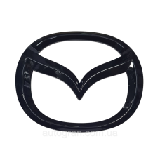 Емблема кришки багажника Mazda 11.5см*9см чорна