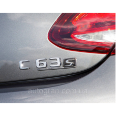 Емблема напис багажника Mercedes W204 W205 C63s