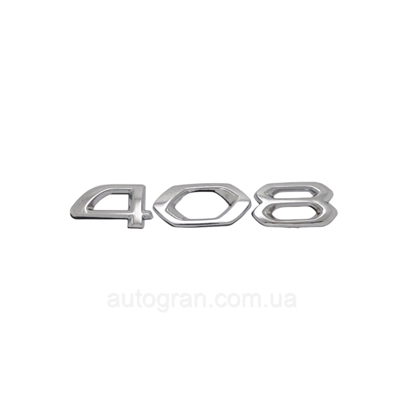 Емблема напис багажника Peugeot 408 новий тип