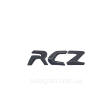 Емблема напис багажника Peugeot RCZ чорний