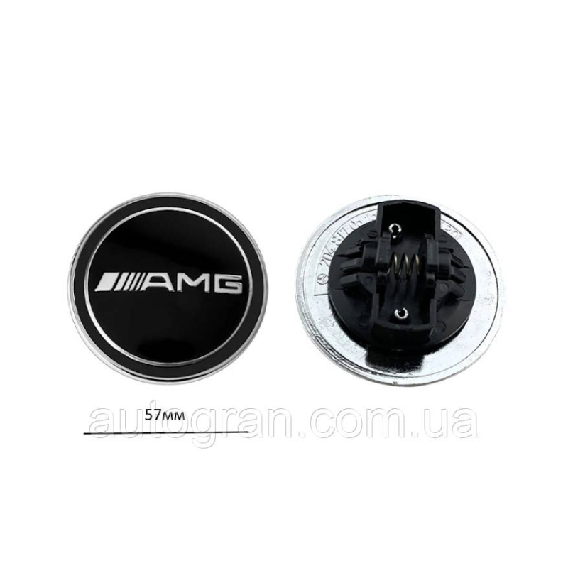 Емблема заглушка значка капота Mercedes AMG 57мм