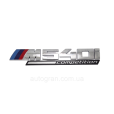 Емблема напис багажника BMW M540i competition