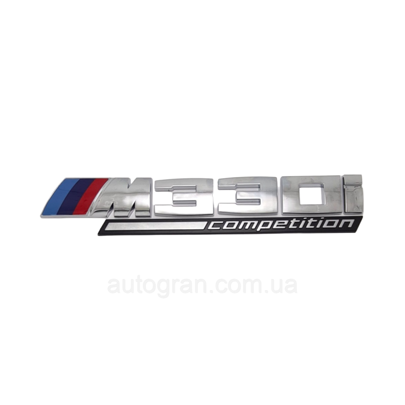 Емблема напис багажника BMW M330i competition