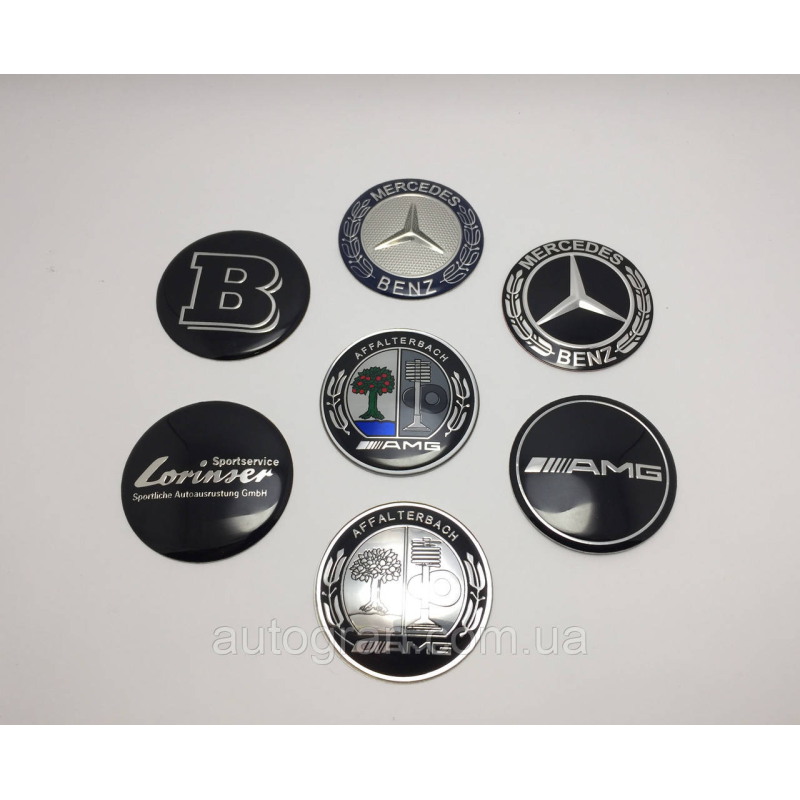 Емблема клавіші керування мультимедіа Mercedes AMG Brabus Lorinser Affalterbach