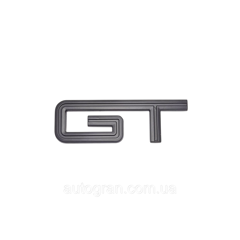 Емблема кузова GT чорна Емблема кузова GT чорна