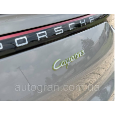 Емблема напис багажника Porsche Cayenne