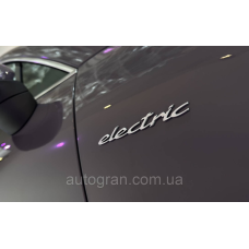 Емблема напис Porsche Electric для Macan Taycan