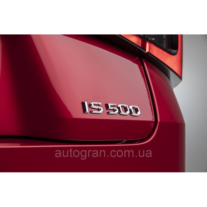 Емблема напис багажника Lexus IS500 Емблема напис багажника Lexus IS500