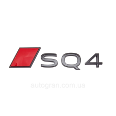 Емблема на кузов Audi SQ3 чорна новий тип