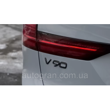 Емблема напис багажника Volvo V90 чорна