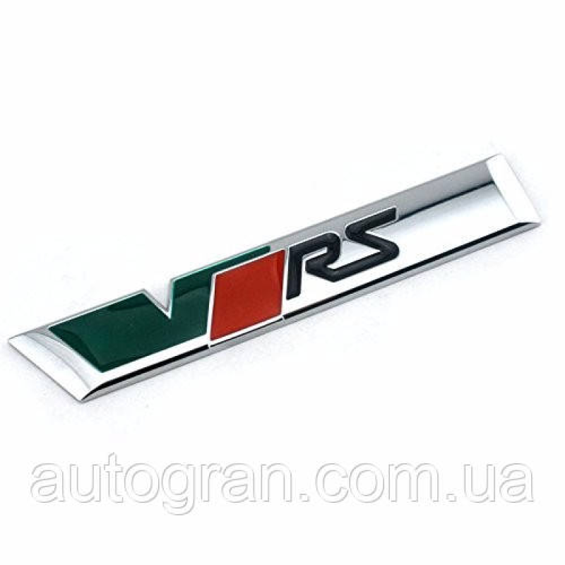 Емблема напис багажника Skoda VRS Емблема напис багажника Skoda VRS