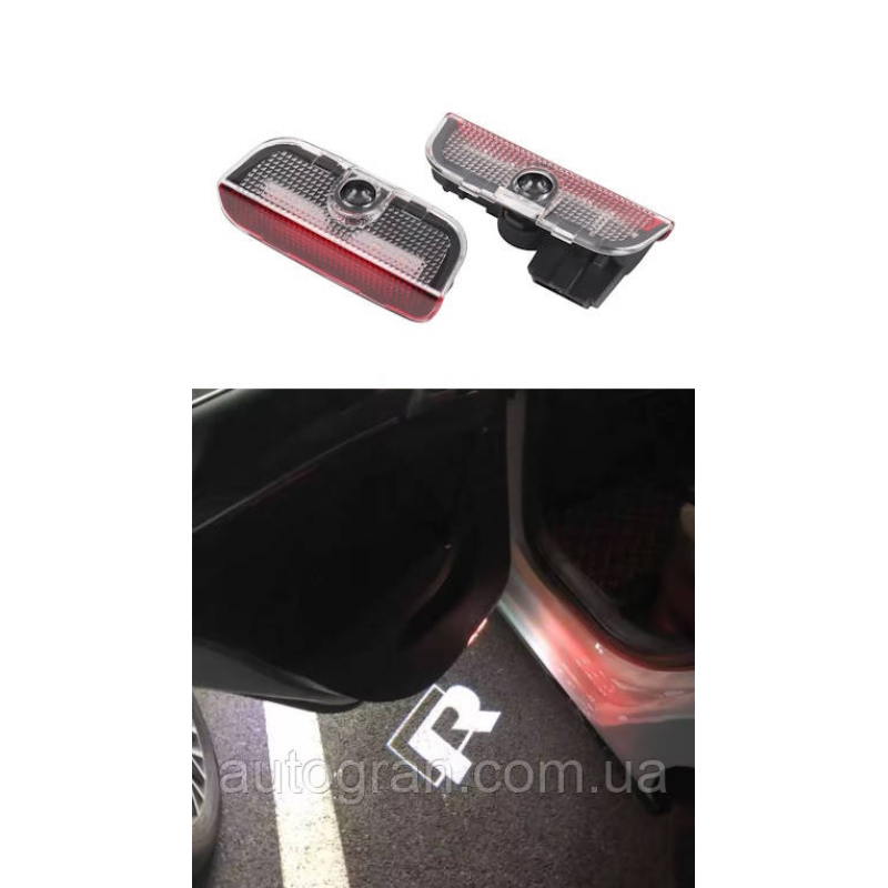 Підсвічування дверей VW Volkswagen Rline Passat B6 B7 CC Golf 6 7 Jetta 5,6 Tiguan Touareg