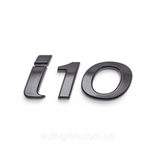 Емблема напис багажника Hyundai I10 чорна