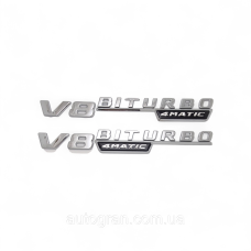 Емблеми на крила Mercedes V8 Biturbo 4Matic