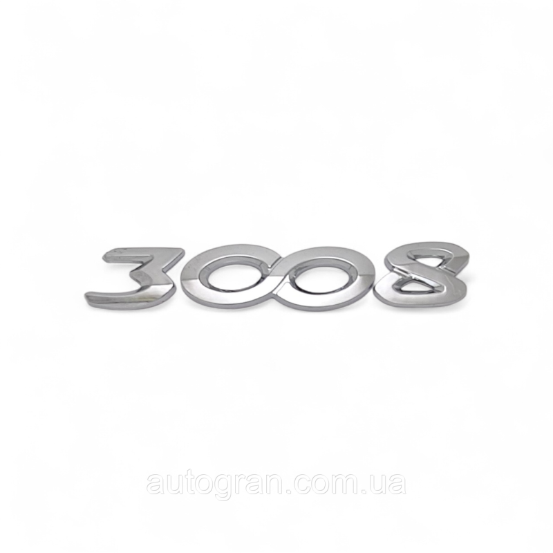 Емблема напис багажника Peugeot 3008 тип1