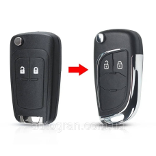 Ключ викидний Chevrolet 2 кнопки Cruze Captiva новий тип