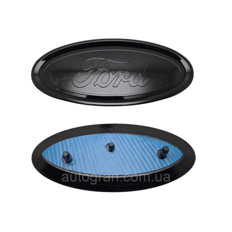 Емблема переднього бампера Ford Focus 2011- чорна