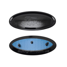 Емблема переднього бампера Ford Fusion Mondeo чорна