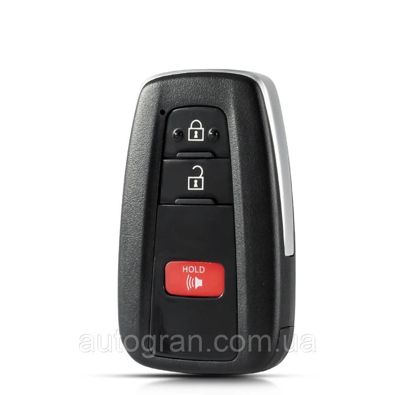 Корпус смарт ключа Toyota Auris CHR Corolla Camry Land Cruiser Highlander 2+1 кнопки Корпус смарт ключа Toyota Auris CHR Corolla Camry Land Cruiser Highlander 2+1 кнопки