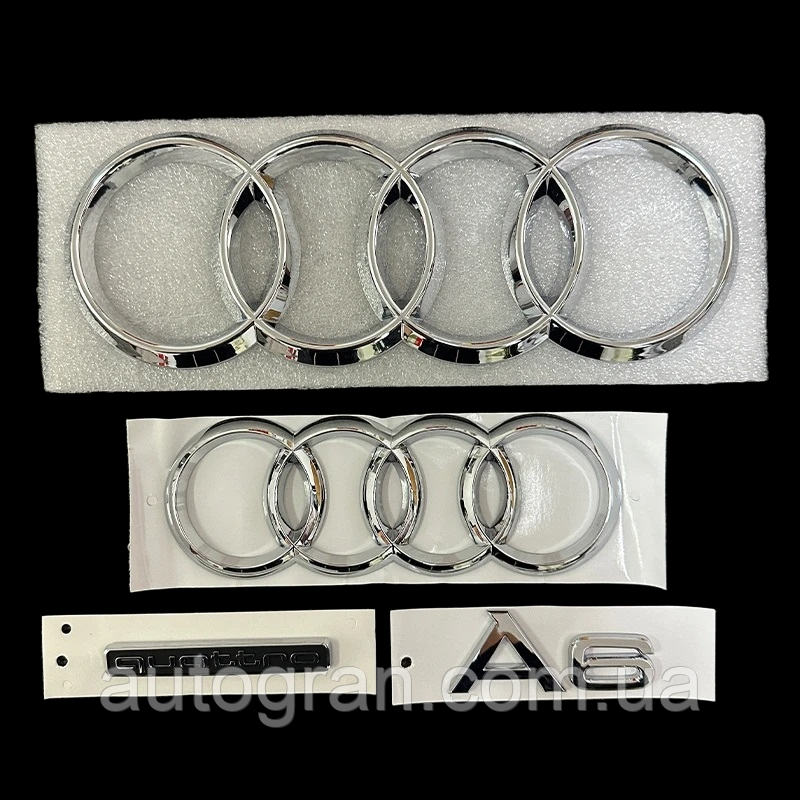 Комплект емблем Audi A6