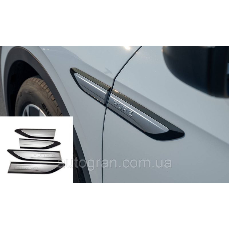 Емблеми на крила і двері VW Volkswagen ID4 ID6 Pure