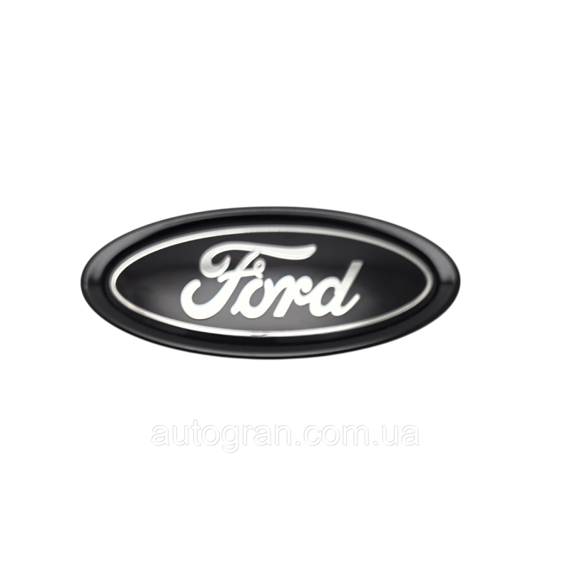 Емблема переднього бампера Ford Mondeo Fusion чорна+хром