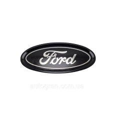 Емблема задня кришки багажника Ford Fusion Mondeo чорна+хром