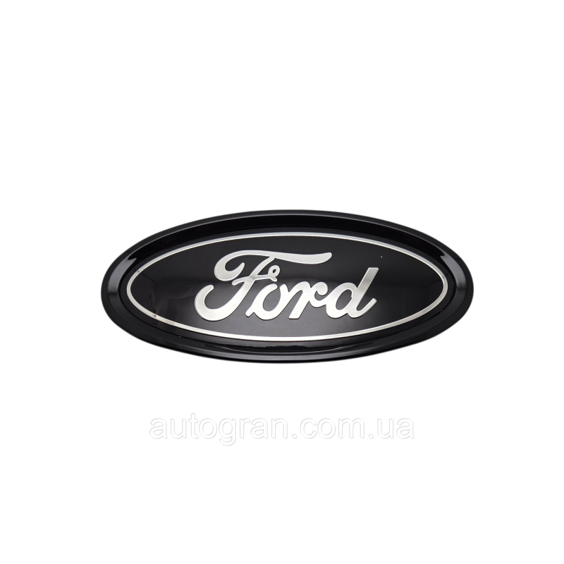 Емблема задня кришки багажника Ford Fusion Mondeo чорна+хром Емблема задня кришки багажника Ford Fusion Mondeo чорна+хром