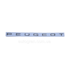 Емблема напис багажника Peugeot новий тип велика