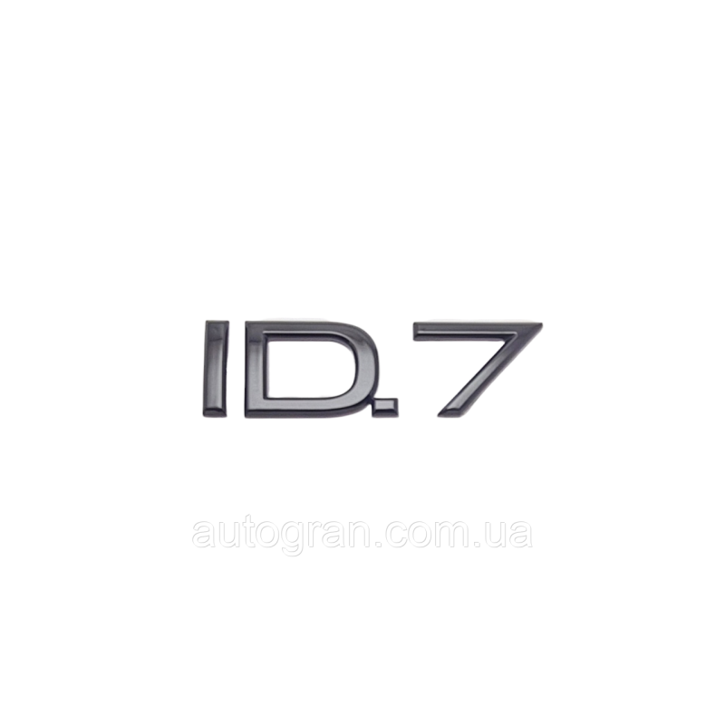 Емблема напис багажника VW Volkswagen ID7 чорна