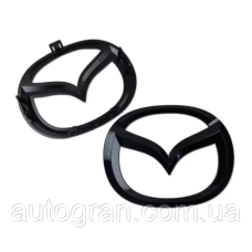 Емблема решітки радіатора Mazda 3 2008-2016 BL BM Mazda 5 2007-2012 Mazda 6 2005-2012 GG GH чорна