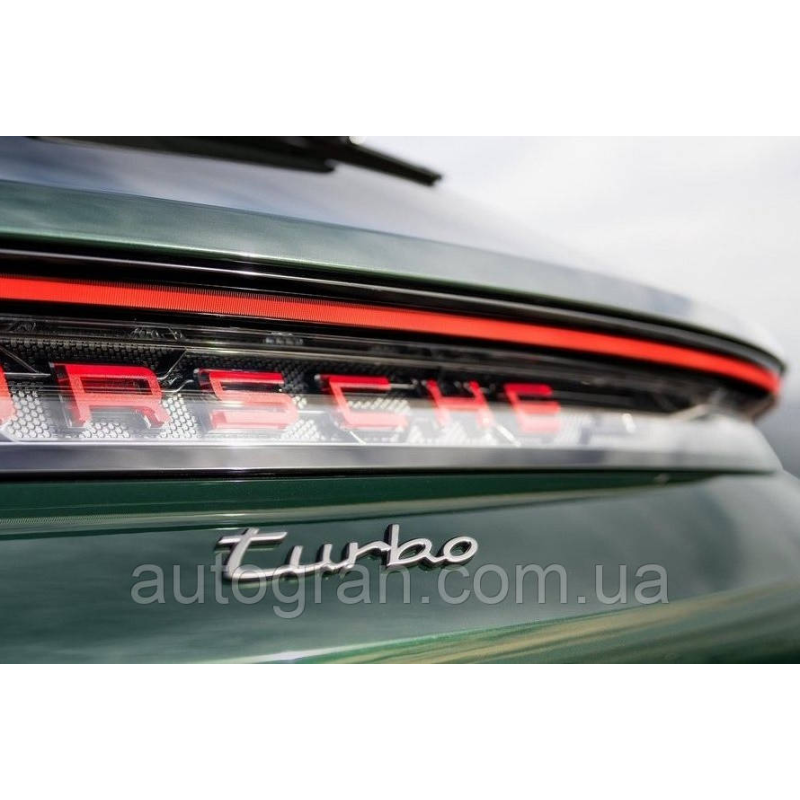 Емблема напис turbo для Porsche Cayenne Taycan Macan хром новий тип Емблема напис turbo для Porsche Cayenne Taycan Macan хром новий тип