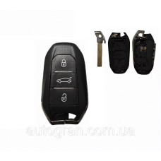 Корпус смарт ключа Peugeot 208 301 308 508 3008 5008