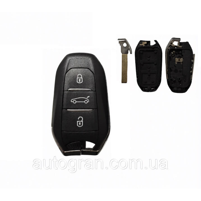 Корпус смарт ключа Peugeot 208 301 308 508 3008 5008
