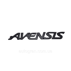 Емблема напис багажника Toyota Avensis чорна